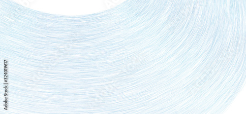 Rounded hatching in light blue over a white background