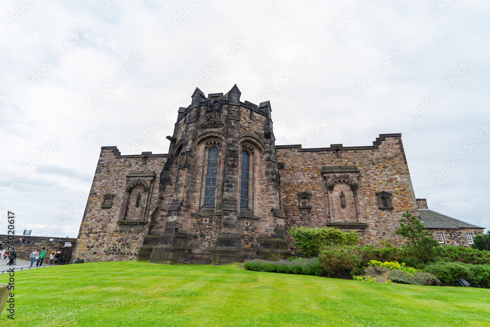Exterior view of the Edinburgh Castle