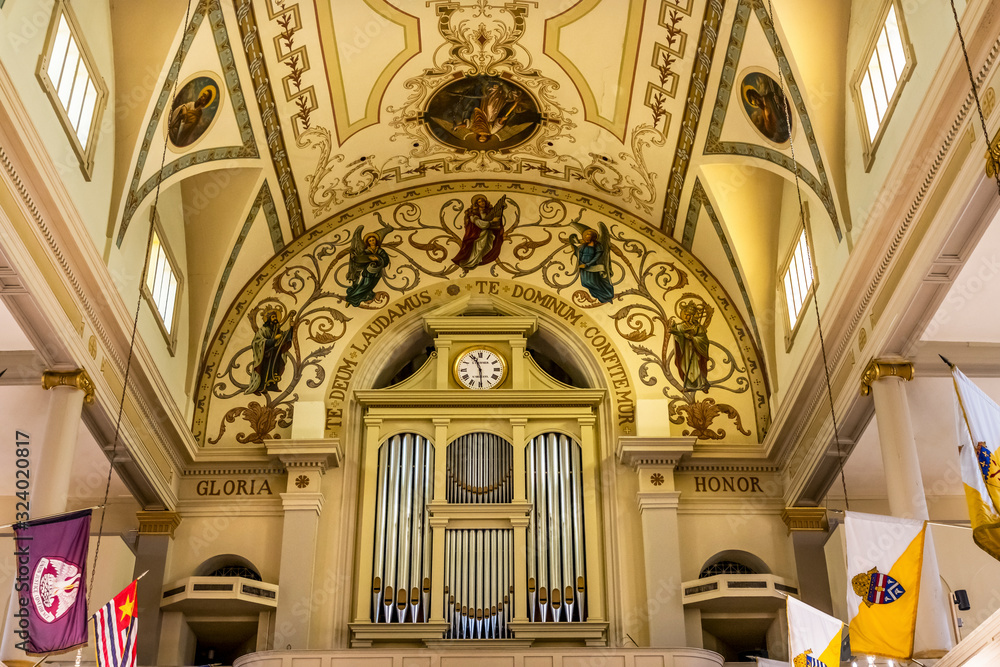 Organ Basilica Saint Louis Cathedral New Oreleans Louisiana