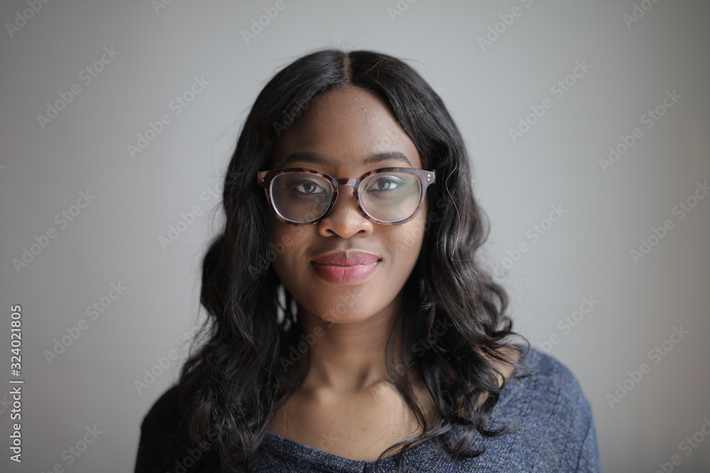 portrait of a young black woman portrait of a young black woman