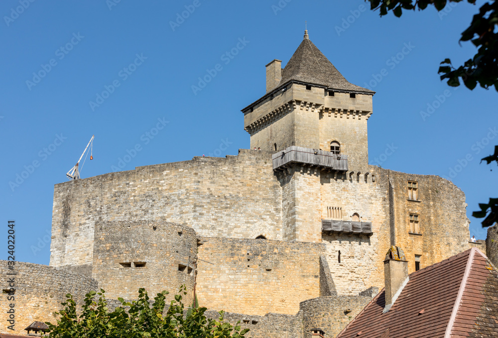 Chateau de Castelnaud, medieval fortress at Castelnaud-la-Chapelle, Dordogne, Aquitaine, France Chateau de Castelnaud, medieval fortress at Castelnaud-la-Chapelle, Dordogne, Aquitaine, France