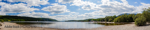 Beautiful nature landscape around Lake Windermere