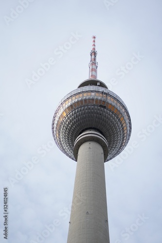 Famous tv tower of Berlin, Germany