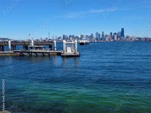 Seattle Skyline in the summer