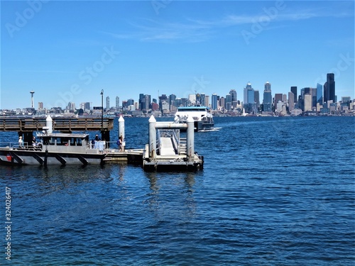 Seattle Skyline in the summer