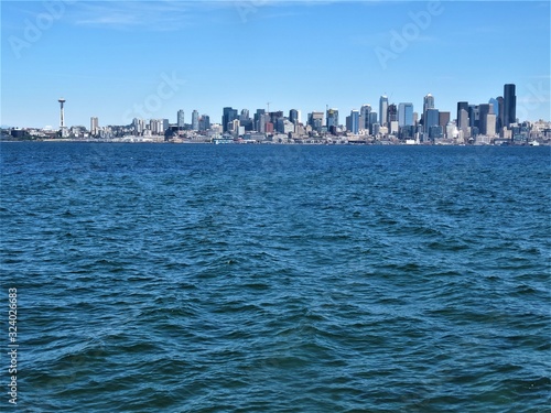 Seattle Skyline in the summer