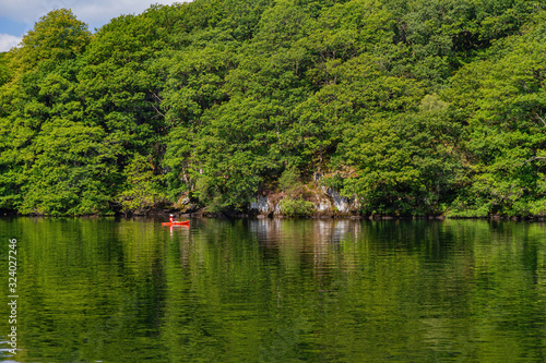 Beautiful nature landscape around Lake Windermere