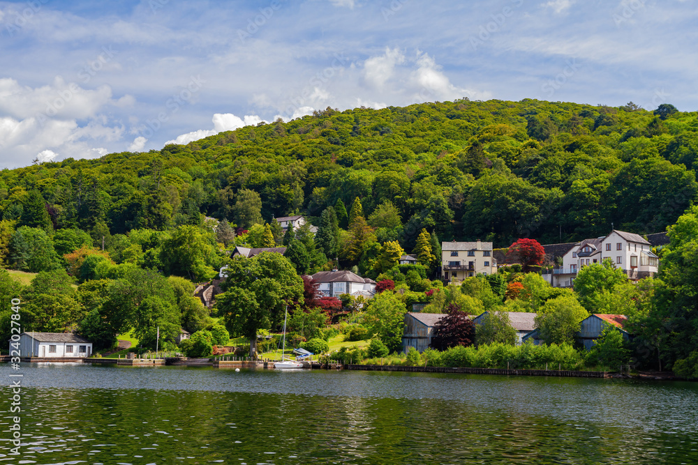 Beautiful nature landscape around Lake Windermere Beautiful nature landscape around Lake Windermere