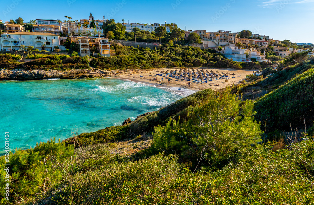 Platja Cala Anguila Sommer Urlaub am Strand Mallorca 