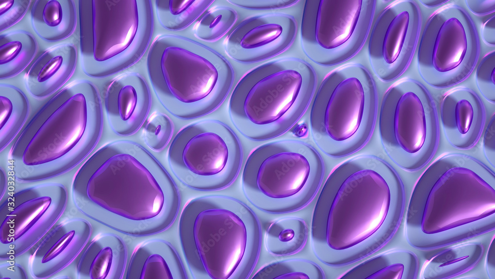 Abstract won with grid cells. 3d illustration, 3d rendering. Abstract won with grid cells. 3d illustration, 3d rendering.
