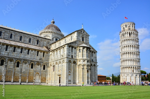 Pisa Cathedral on the Cathedral Square, Square of Miracles and the Leaning Tower