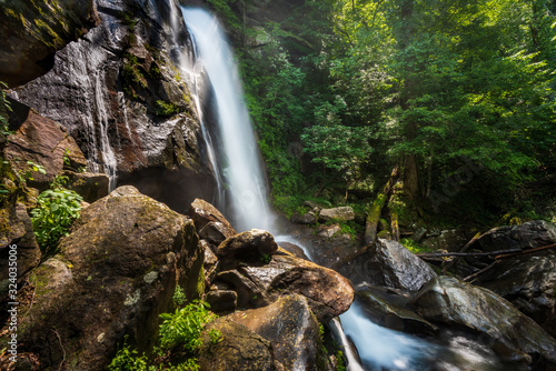 High Shoals Falls in South Mountain State Park photo