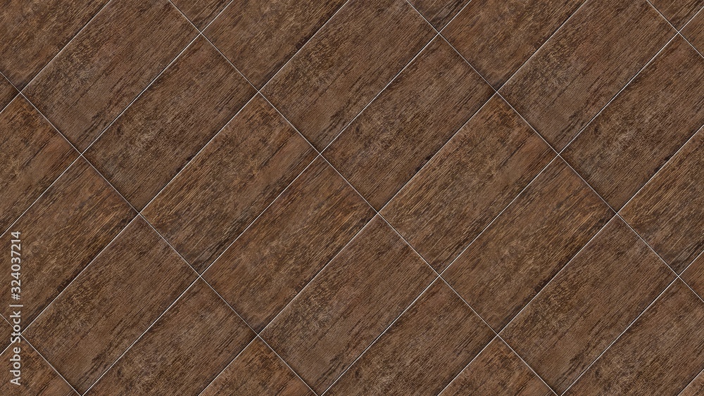 Rectangular shaped brown tiles surface texture as background image. Rectangular shaped brown tiles surface texture as background image.