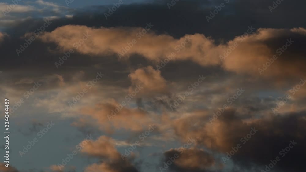Winterly evening clouds over Berlin and Brandenburg from February 17, 2020, Germany Winterly evening clouds over Berlin and Brandenburg from February 17, 2020, Germany