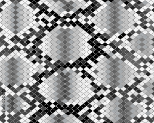 Gray  pattern  of snake skin, seamless illustration 