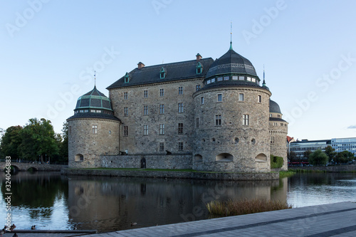 Obraz na płótnie Örebro Castle is a medieval castle fortification in Örebro, Sweden. It lies on an island in river Svartån and it’s one of the most famous castles in Sweden. w salonie