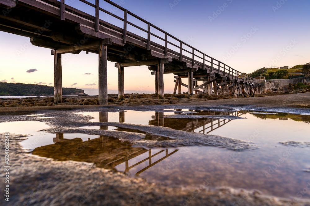 Bare Island at sunrise, Sydney Australia Bare Island at sunrise, Sydney Australia
