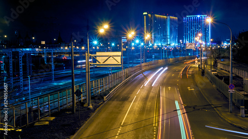 Long exposure on the highway