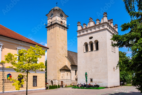 Fotografi Poprad, Slovakia - Bell tower of gothic St