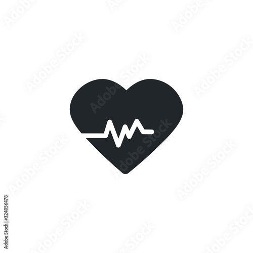 blood pressure, silhouette style icon