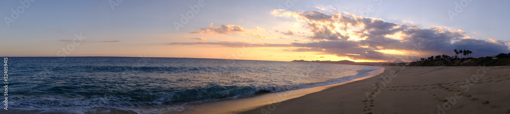 sunset on the beach sunset on the beach