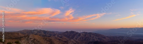 Desert Mountains Sunset
