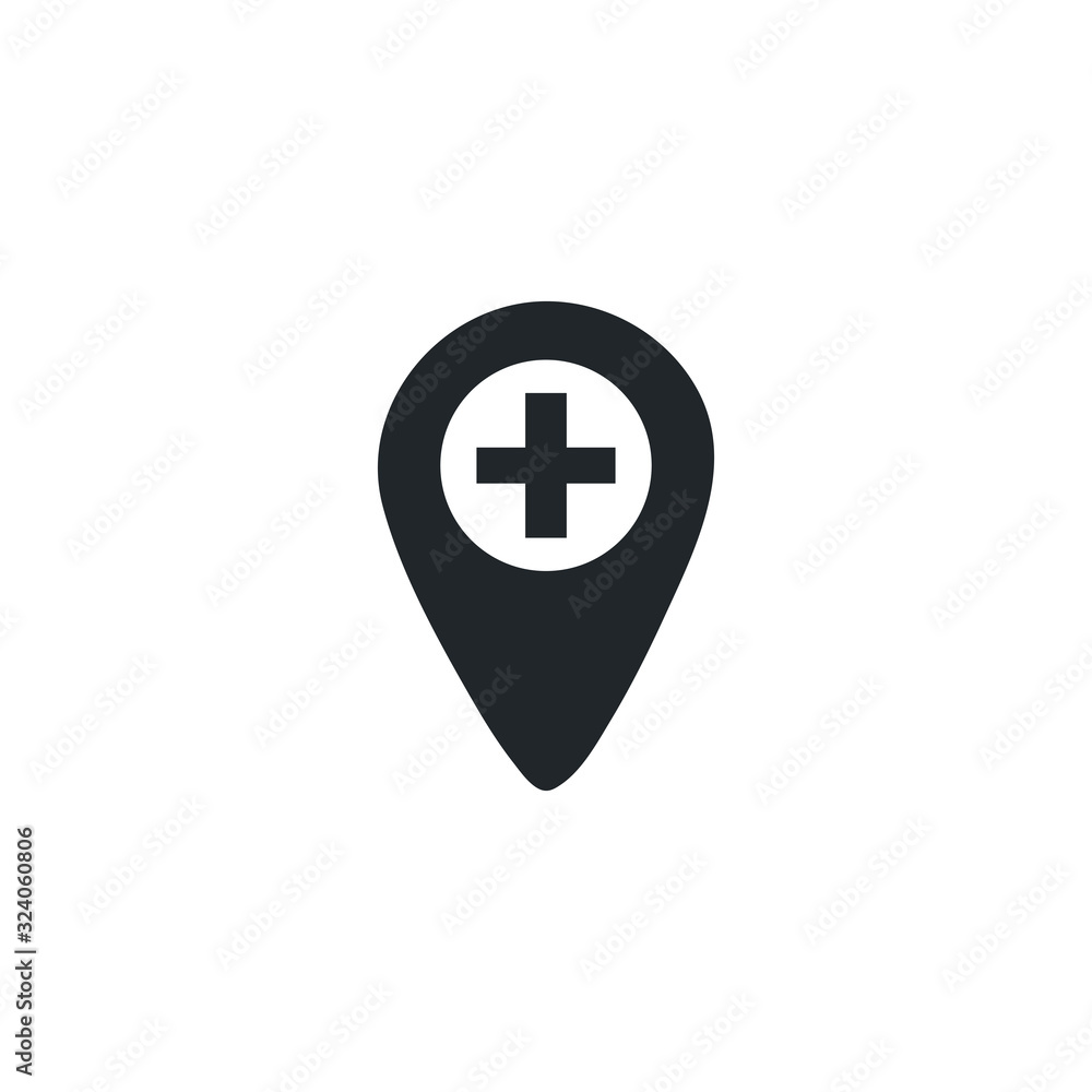 pointer of place , silhouette style icon pointer of place , silhouette style icon