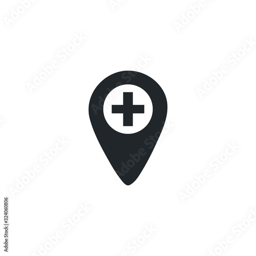 Free Download pointer of place , silhouette style icon - GFXLoad
