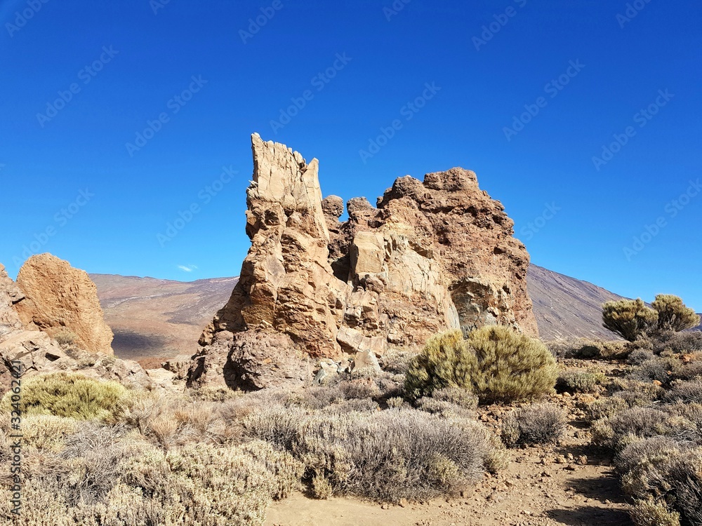 Rocks in desert 