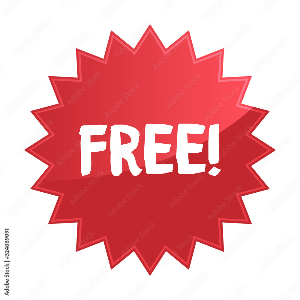 Free badge, special offer promotion. Call to action stickers or labels. Free badge, special offer promotion. Call to action stickers or labels.