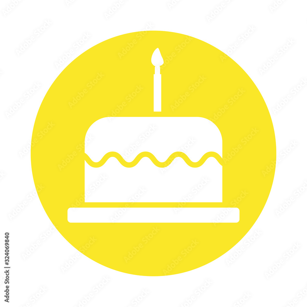 sweet cake pastry block style icon sweet cake pastry block style icon