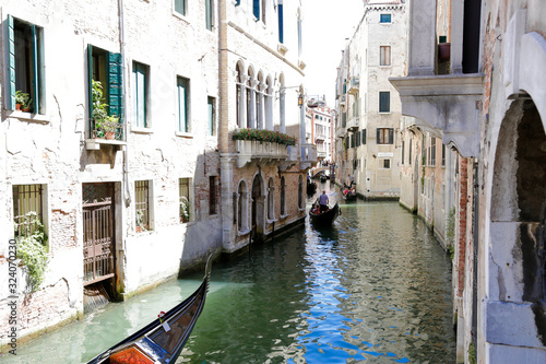 Landscape and architecture of Venice, historical city in the north of Italy in a beautiful summer day © theblondegirl12