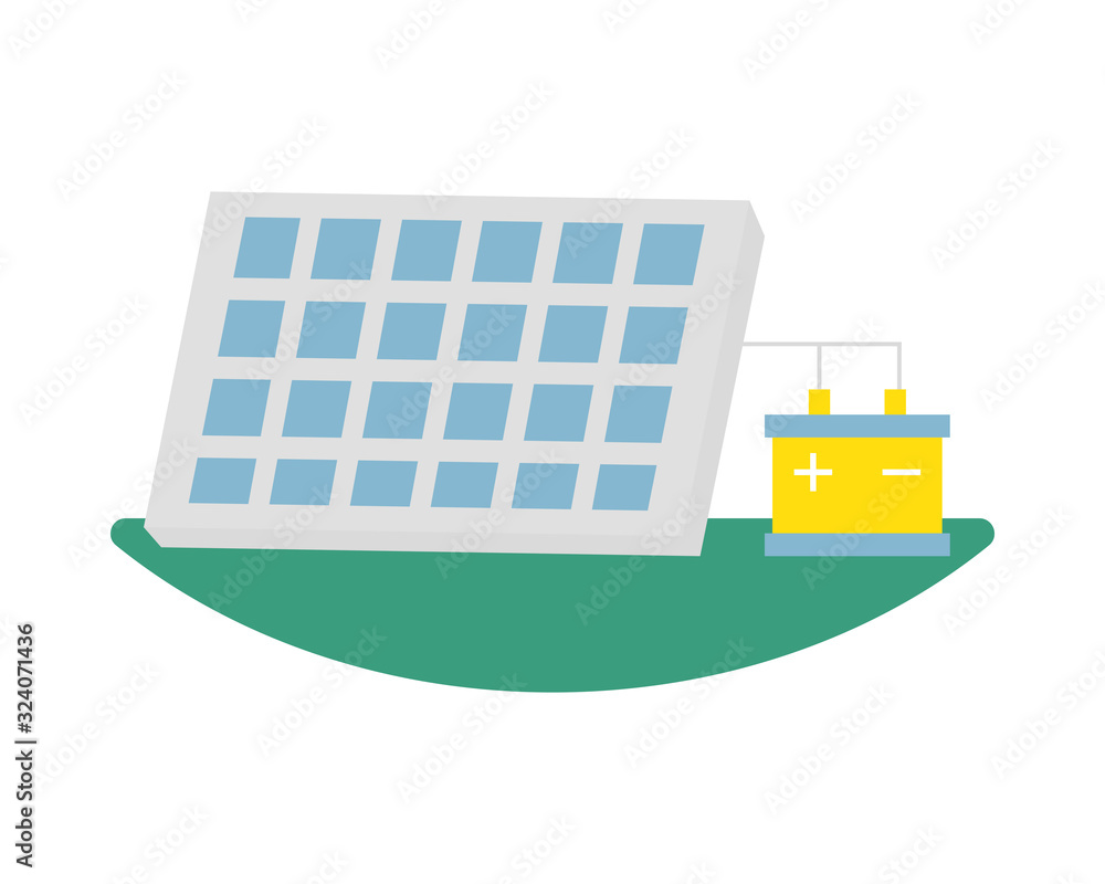 solar panel device isolated icon solar panel device isolated icon