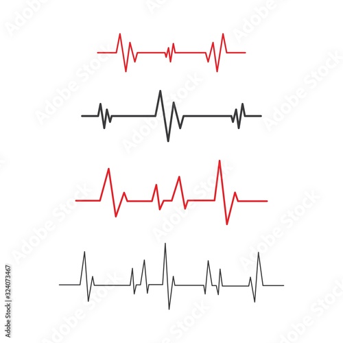 Pulse line ilustration