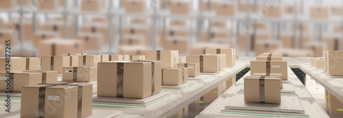 postal parcel logistics shi...