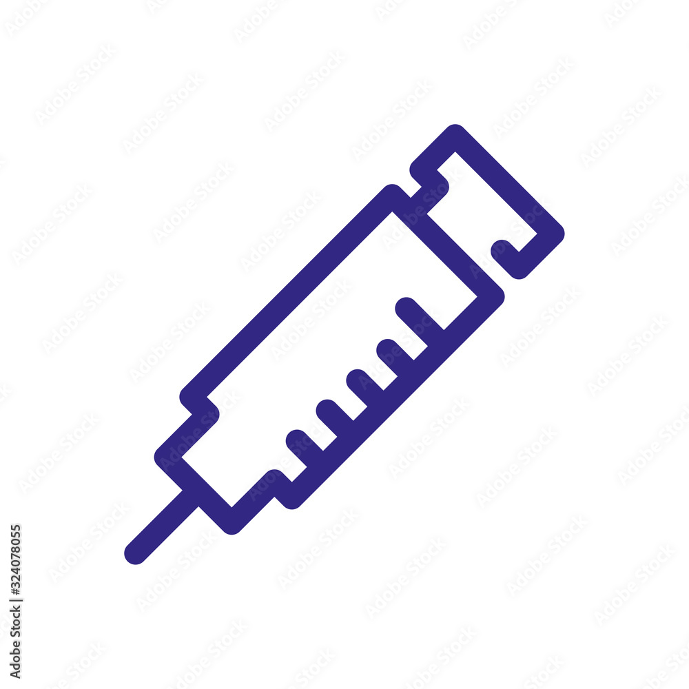 injection icon ,thick line style injection icon ,thick line style