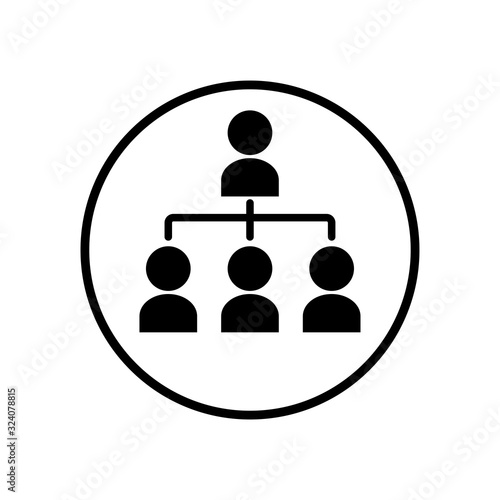 Subordination icon