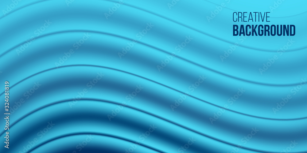 Creative vector illustration of wave background. Luxury cloth or liquid wavy folds. Art design fabric, silk drapery template. Artistic satin texture. Abstract concept graphic dynamic fluid element Creative vector illustration of wave background. Luxury cloth or liquid wavy folds. Art design fabric, silk drapery template. Artistic satin texture. Abstract concept graphic dynamic fluid element