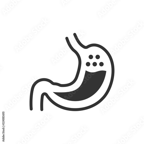 Stomach icon vector logo symbol illustration EPS 10
