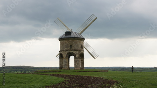 old wooden windmill
