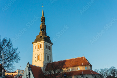 St. Nicholas Church - one of the main medieval churches in Tallinn, Estonia. 13th century. Currently, a branch of the Estonian Museum of Art and a concert hall.