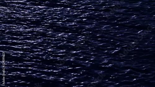 Blue water surface