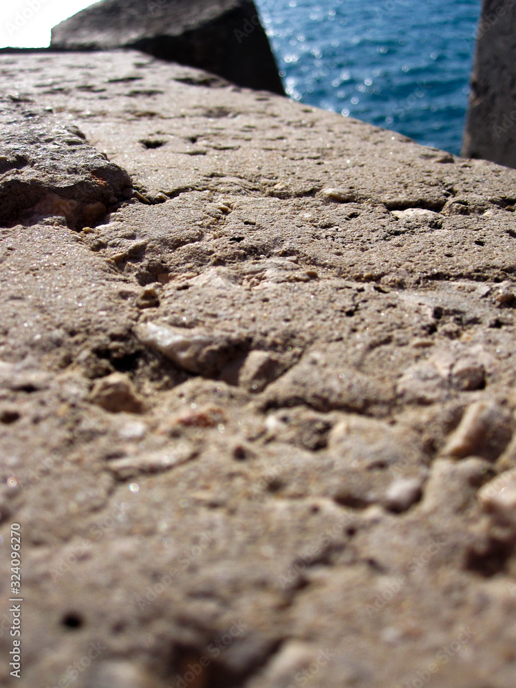 Rocks close up by the sea Rocks close up by the sea