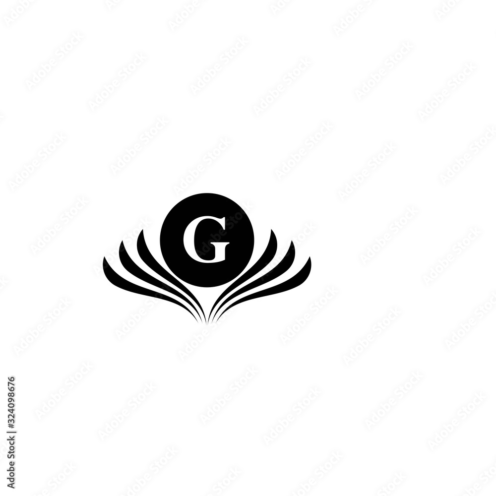 G Letter wing logo business template vector icon G Letter wing logo business template vector icon
