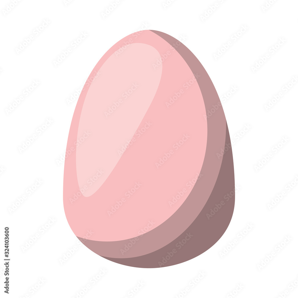 easter egg painted isolated icon easter egg painted isolated icon