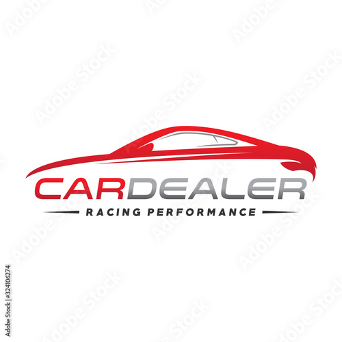 Automotive  Car Showroom  Car Dealer Logo Vector