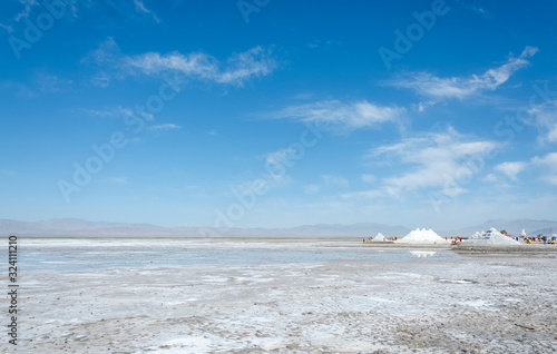 Chaka salt lake photo