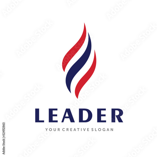 Leadership logo, Success logo, and Education Logo Vector