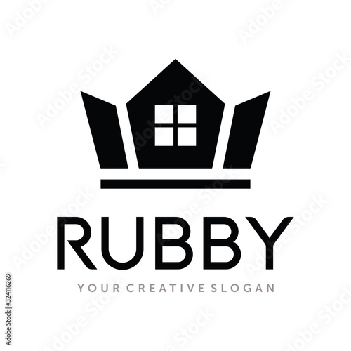 King Real Estate and Home King Logo Vector