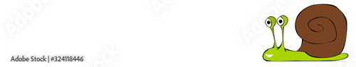 Schnecke Banner